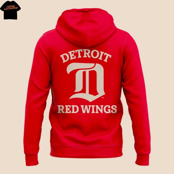 100 Years Of Hockeytown Detroit Red Wings Hoodie – Red