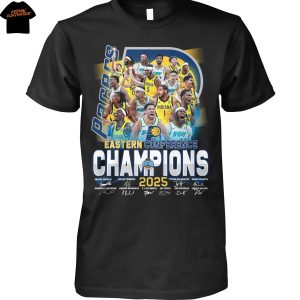 2025 Indiana Pacers Eastern Conference Champions Signature Unisex T-Shirt