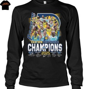 2025 Indiana Pacers Eastern Conference Champions Signature Unisex T-Shirt
