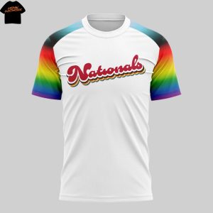 2025 Pride Month Washington Nationals 3D T-Shirt