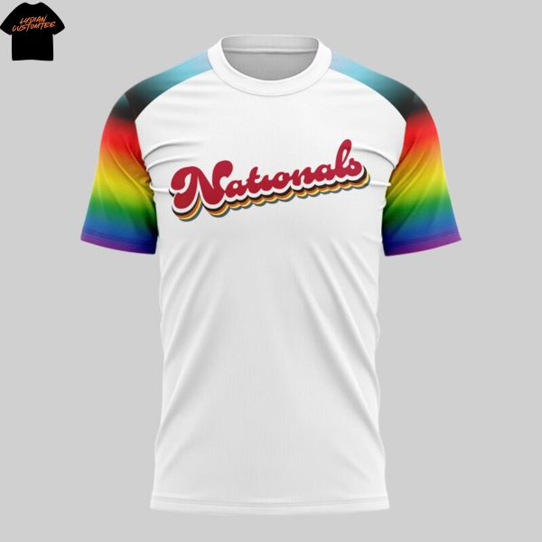 2025 Pride Month Washington Nationals 3D T-Shirt