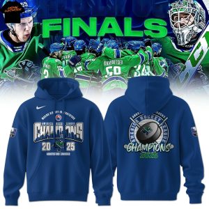 Abbotsford Canucks America Hockey League Champions 2025 Hoodie – Blue