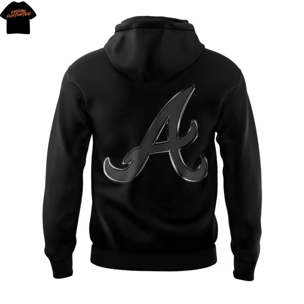 Atlanta Braves Back In Black 2025 Hoodie