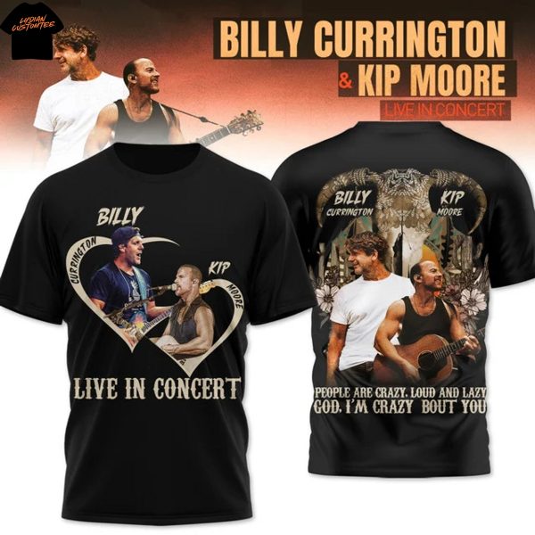 Billy Currington & Kip Moore Live In Concert 3D T-Shirt