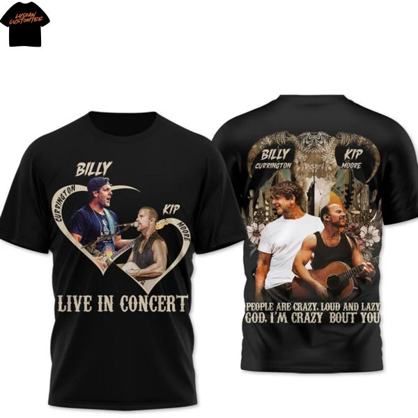 Billy Currington & Kip Moore Live In Concert 3D T-Shirt