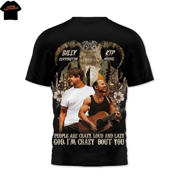 Billy Currington & Kip Moore Live In Concert 3D T-Shirt