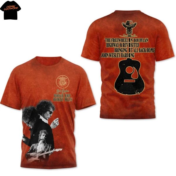 Bob Dylan Rough And Rowdy Ways 3D T-Shirt