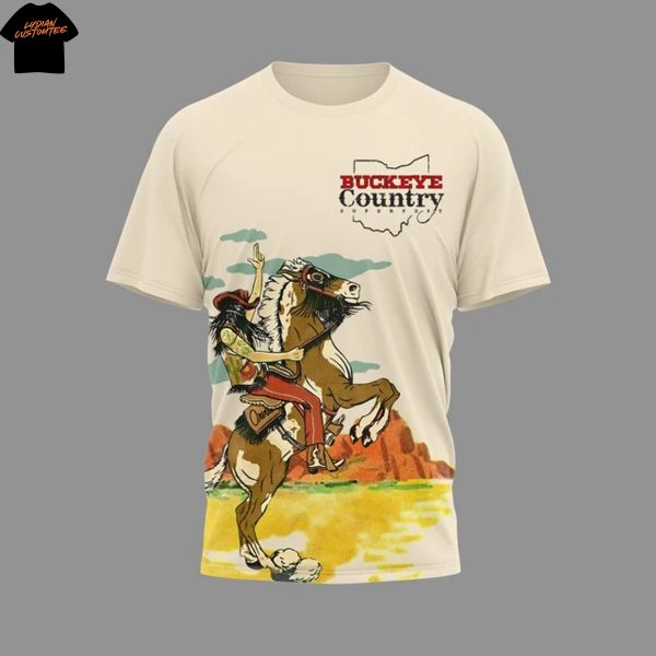 Buckeye Country Superfest Jelly Roll 3D T-Shirt