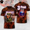 Edmonton Oilers 2025 Western Conference Champions 3D T-Shirt