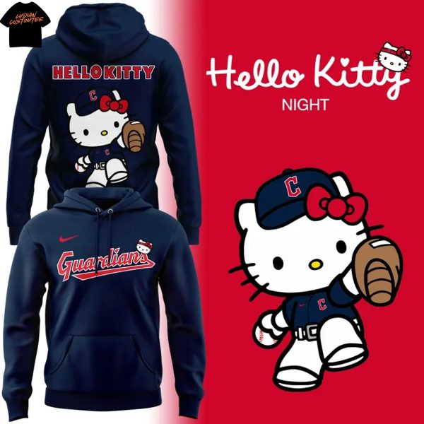 Cleveland Guardians Hello Kitty Hoodie