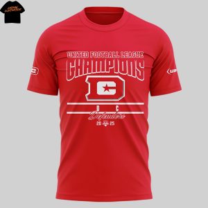 DC Defenders United Football League Champions 2025 3D T-Shirt