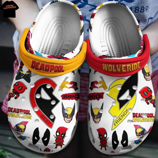 Deadpool And Wolverine Best Friends Design Crocs