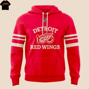 Detroit Red Wings 100 Years Of Hockeytown Hoodie