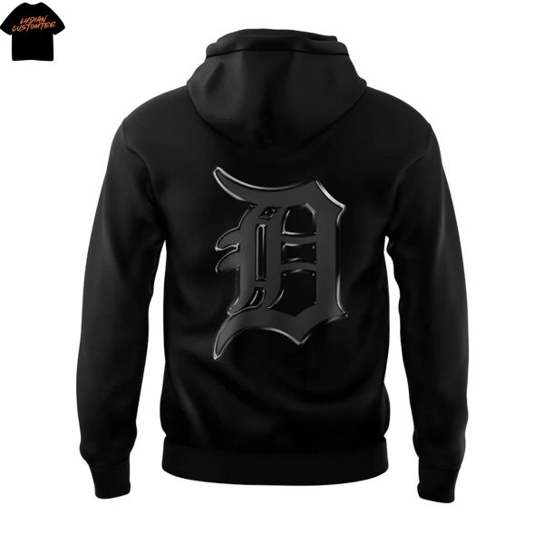 Detroit Tigers Back In Black 2025 Hoodie