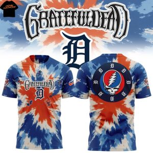 Detroit Tigers Grateful Dead 3D T-Shirt