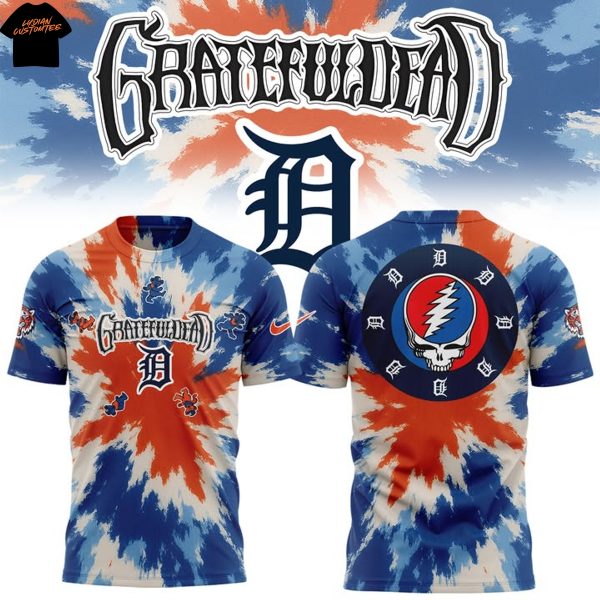 Detroit Tigers Grateful Dead 3D T-Shirt