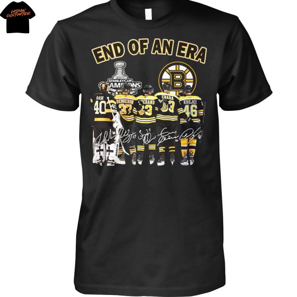 End Of An Era Boston Bruins Signature Unisex T-Shirt