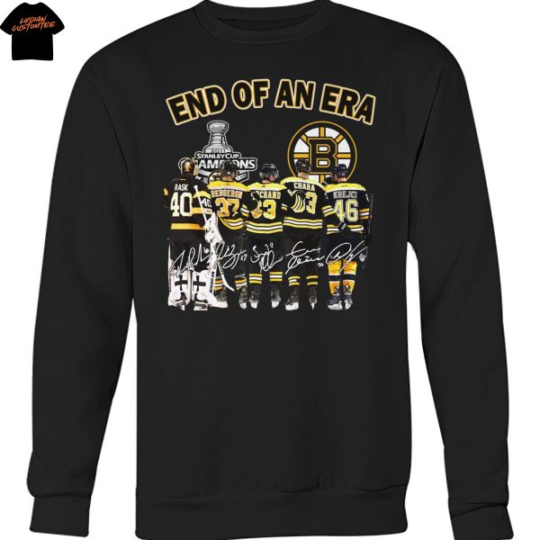 End Of An Era Boston Bruins Signature Unisex T-Shirt