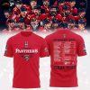 Florida Panthers 2025 Eastern Conference Champions 3D T-Shirt – White