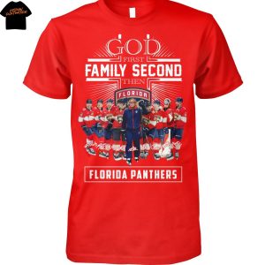 God First Family Second Then Florida Panthers Signature Unisex T-Shirt