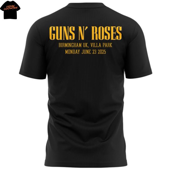Guns N Roses World Tour To Birmingham 2025 3D T-Shirt