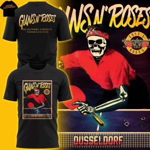 Guns N Roses World Tour To Dusseldorf 2025 3D T-Shirt