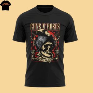 Guns N Roses World Tour To Hradec Kralove 2025 3D T-Shirt