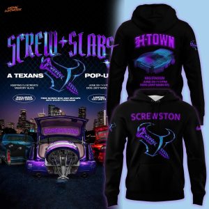 H-Town Screwston DJ Screw x Houston Texans Hoodie