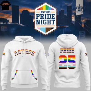 Houston Astros Happy Pride Night Hoodie