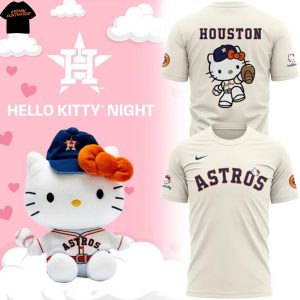 Houston Astros Hello Kitty 3D T-Shirt