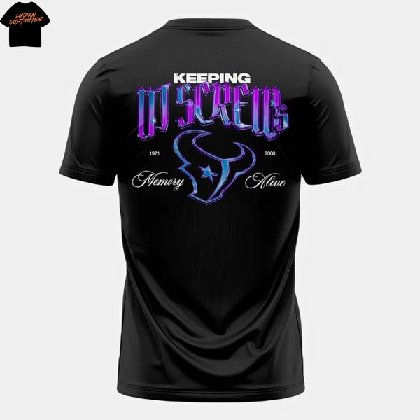 Houston Texans x DJ Screw 2025 3D T-Shirt