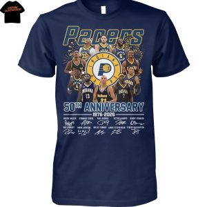 Indiana Pacers 50th Anniversary 1976-2025 Signature Unisex T-Shirt