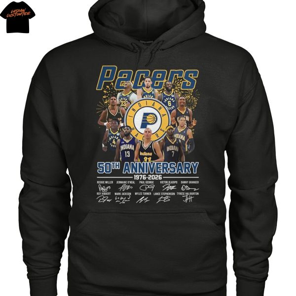 Indiana Pacers 50th Anniversary 1976-2025 Signature Unisex T-Shirt