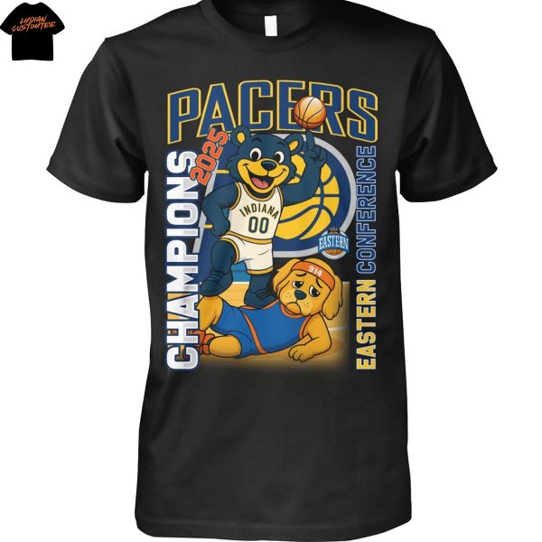Indiana Pacers Eastern Conference Champions 2025 Unisex T-Shirt