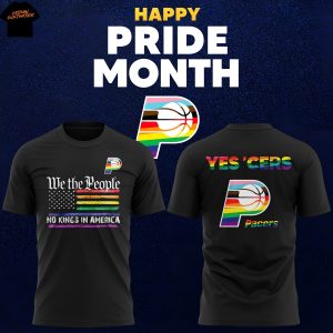 Indiana Pacers Happy Pride Month We The People No Kings In America 3D T-Shirt