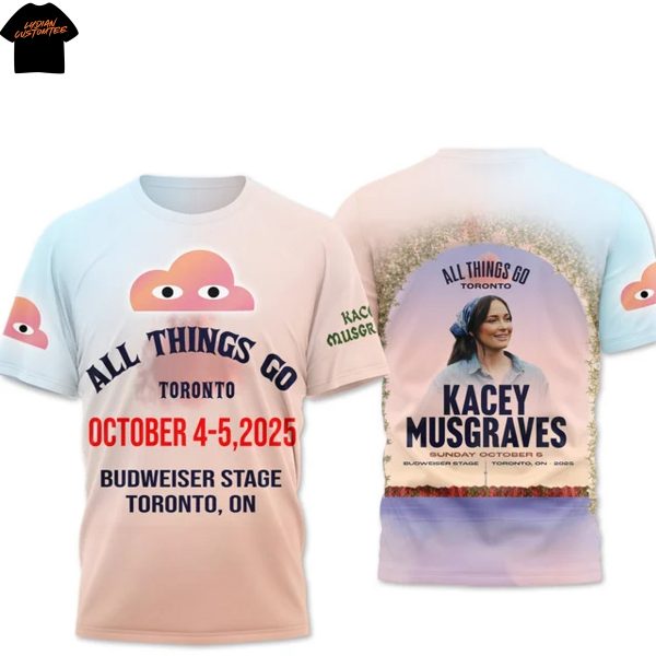 Kacey Musgraves All Things Go Toronto 2025 3D T-Shirt