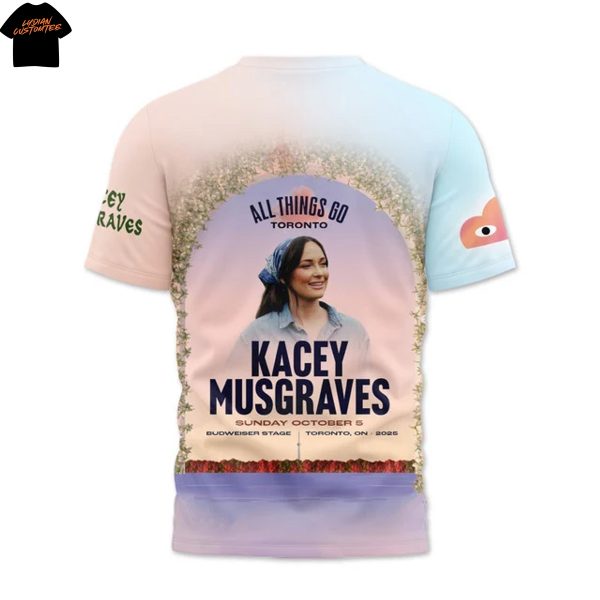Kacey Musgraves All Things Go Toronto 2025 3D T-Shirt