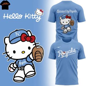 Kansas City Royals 2025 Sweet Kitty 3D T-Shirt