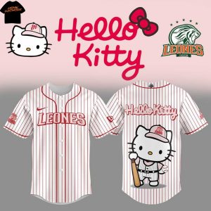 Leones De Yucatan Hello Kitty Baseball Jersey