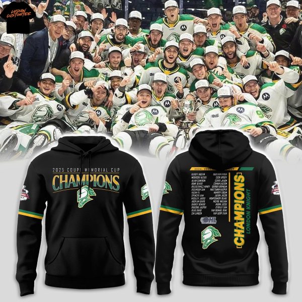 London Knight Champions Memorial Cup 2025 Hoodie