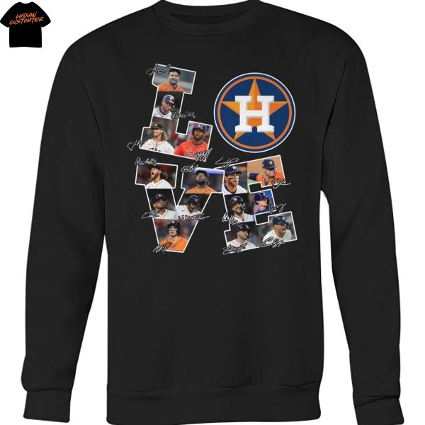 Love Houston Astros Signature Unisex T-Shirt