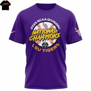 LSU Tigers 2025 NCAA Division National Champions 3D T-Shirt