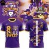 LSU Tigers 2025 NCAA Division National Champions 8 Is Sweet 3D T-Shirt – Gold