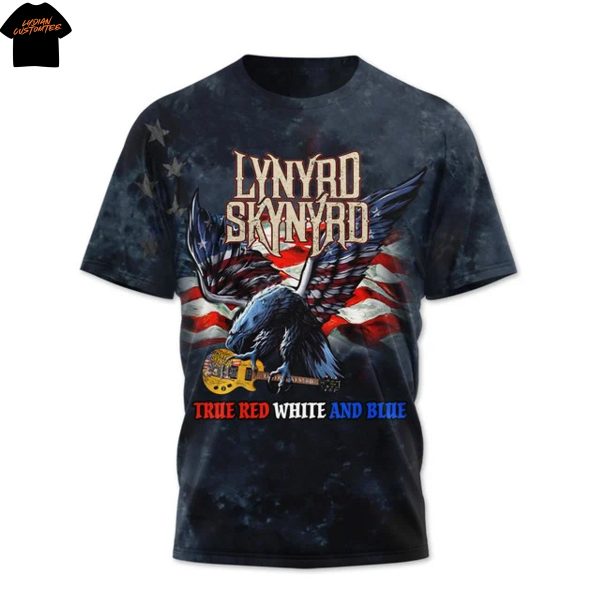 Lynyrd Skynyrd True Red White And Blue 3D T-Shirt