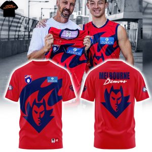 Melbourne Demons 2025 Red 3D T-Shirt