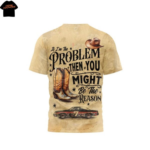 Morgan Wallen Im The Problem Tour 2025 3D T-Shirt