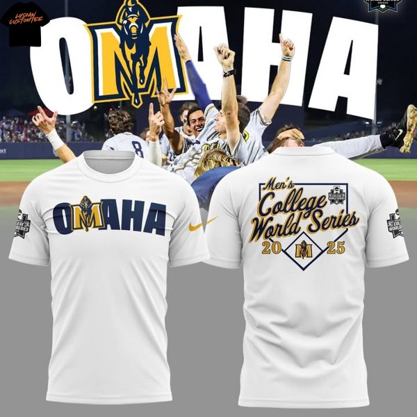 Murray State Racers Men College World Series 2025 Omaha 3D T-Shirt