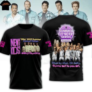 New Kids On The Block GMA 2025 Summer Concert Series 3D T-Shirt