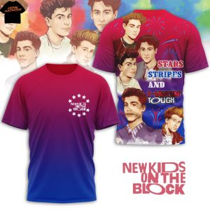 New Kids On The Block Stars Stripes And Hangin Tough 3D T-Shirt