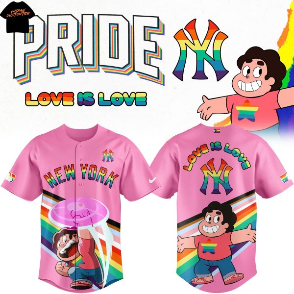 New York Yankees 2025 Pride x Steven Universe Baseball Jersey
